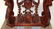 Renaissance style carved mahogany console - 4