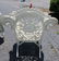 3pc Heywood Wakefield Victorian painted wicker set - 10