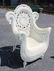 3pc Heywood Wakefield Victorian painted wicker set - 5
