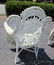 3pc Heywood Wakefield Victorian painted wicker set - 7