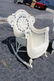 3pc Heywood Wakefield Victorian painted wicker set - 9