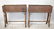 Lot of 2 French wicker planters on bamboo legs - 2