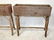 Lot of 2 French wicker planters on bamboo legs - 4