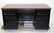 Ebonized executive desk with wood top - 3