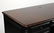 Ebonized executive desk with wood top - 7