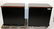 Pair ebonized file drawer cabinets - 2