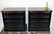 Pair ebonized file drawer cabinets - 3