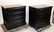 Pair ebonized file drawer cabinets - 5