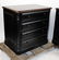 Pair ebonized file drawer cabinets - 6