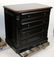 Pair ebonized file drawer cabinets - 8