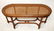 French Louis XVI style cane seat bench - 4