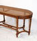 French Louis XVI style cane seat bench - 5