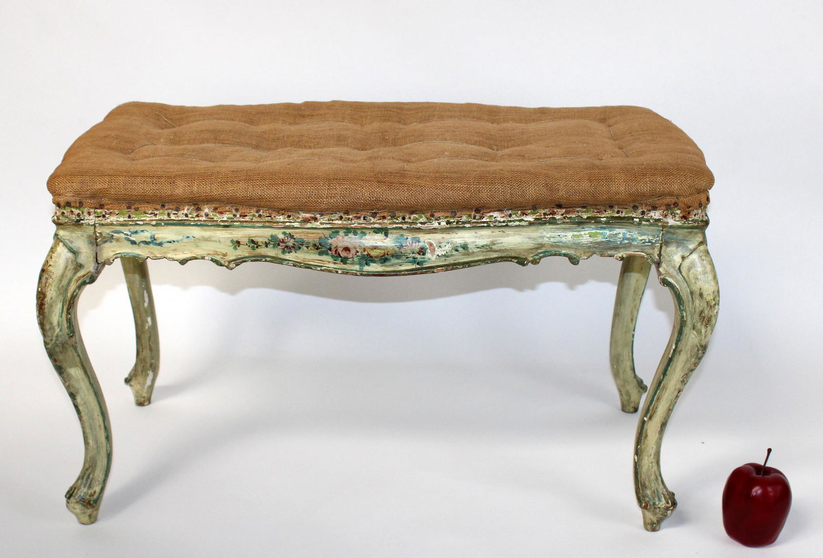 French Louis XV style backless bench (1 of 8)