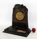 Art Nouveau carved walnut presentation desk set - 2