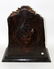 Art Nouveau carved walnut presentation desk set - 7