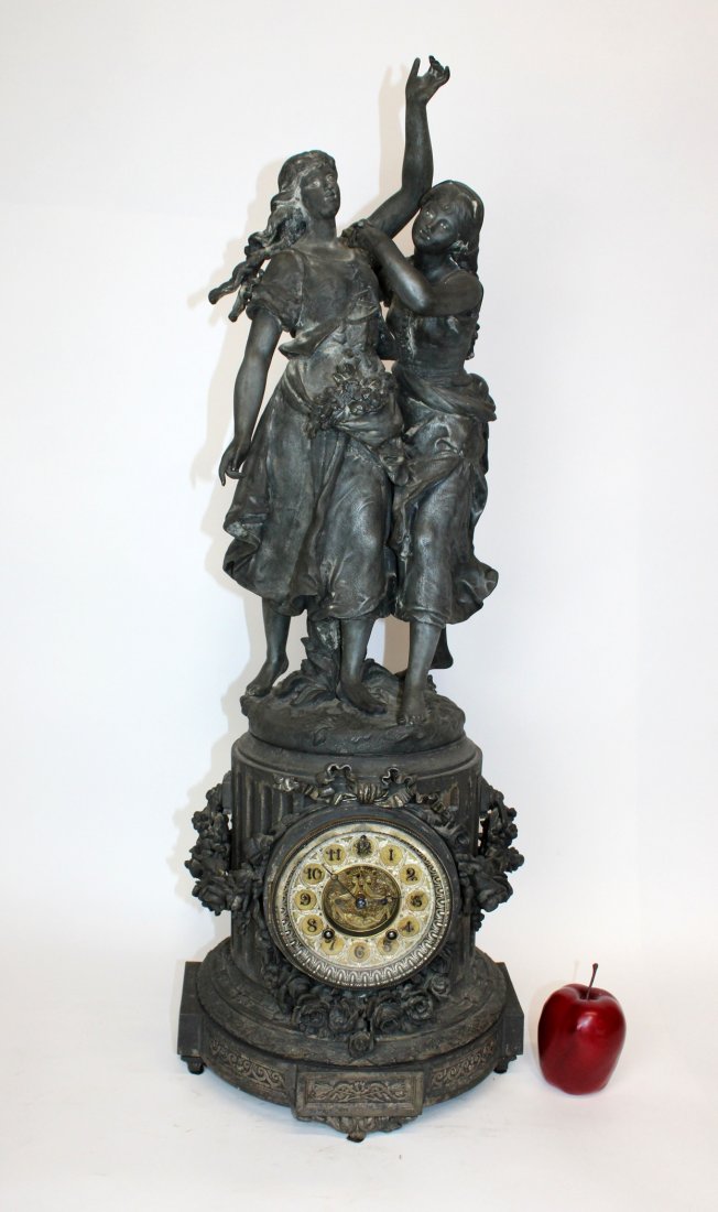Ansonia classical figural mantel clock (1 of 12)