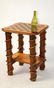 Log cabin style game table