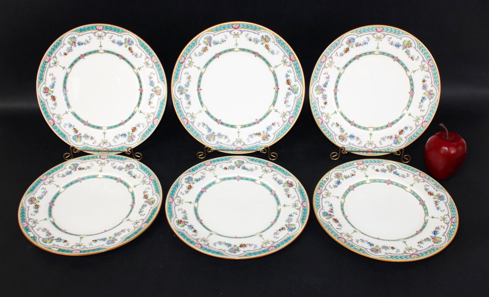 Set of 6 Minton porcelain plates (1 of 5)
