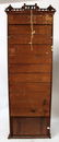 American Eastlake pier mirror in walnut - 2