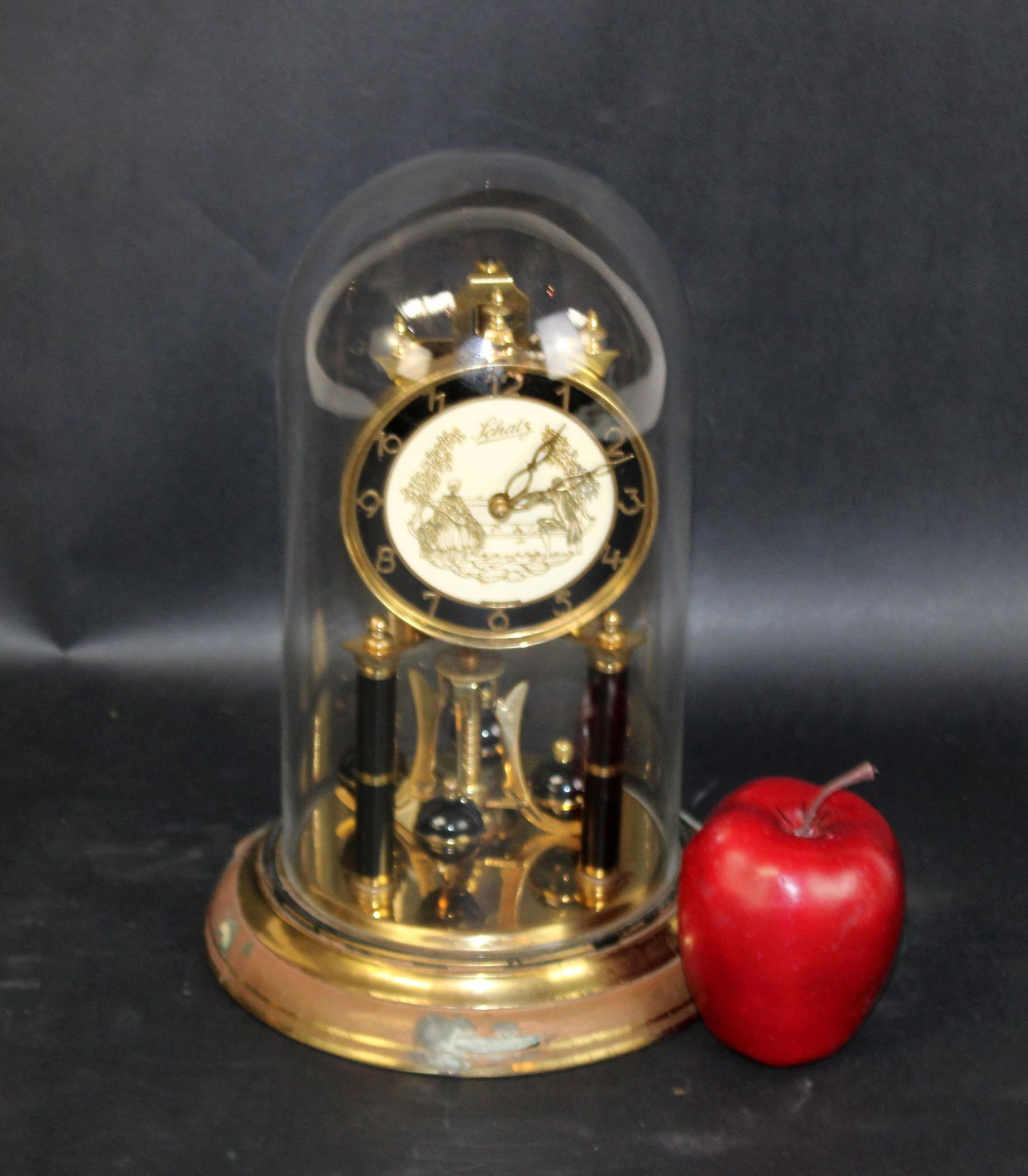 Schatz clock under glass dome (1 of 8)