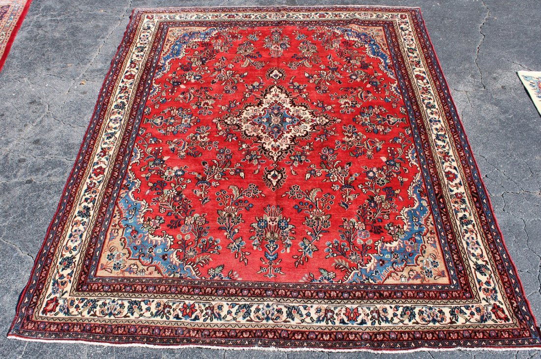 9.9 x 12.5 Persian Hamedan rug (1 of 6)