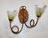 Pair of Italian sconces with Murano glass shades - 2