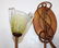 Pair of Italian sconces with Murano glass shades - 7