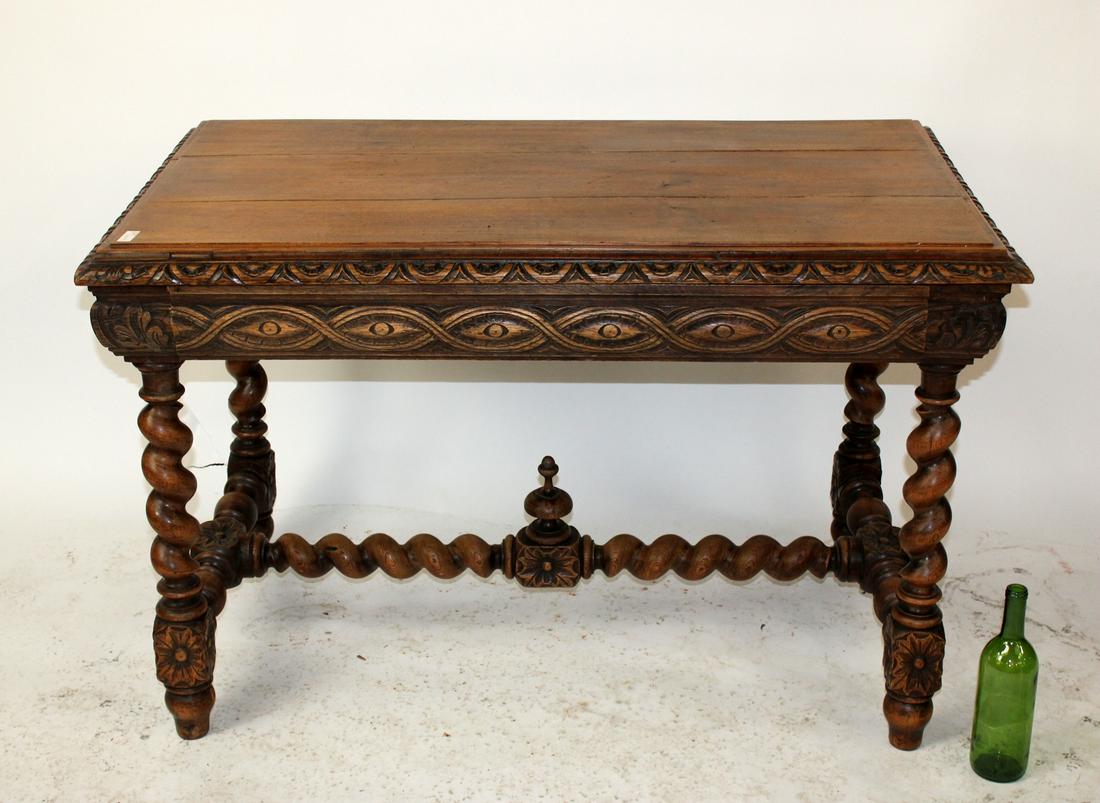 French walnut bureauplat desk (1 of 9)