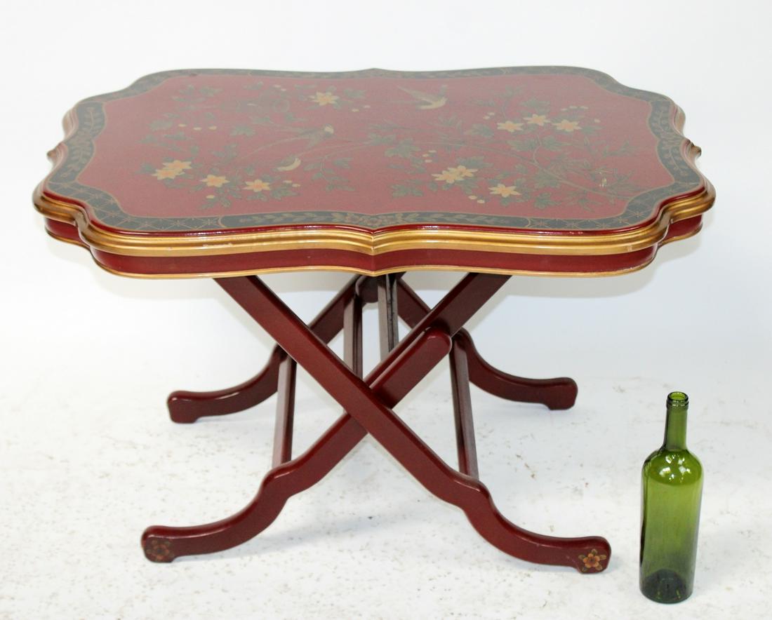 Chinoiserie style folding tray table (1 of 8)