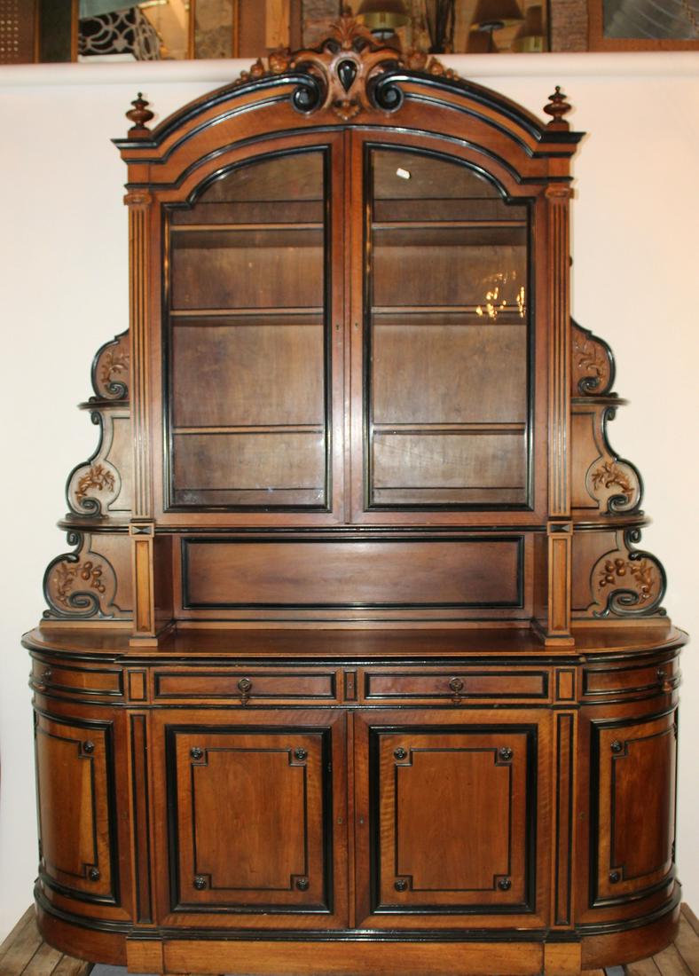 French Napoleon III curved side buffet (1 of 4)
