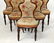 S/6 English rosewood chairs with petit point - 3