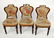S/6 English rosewood chairs with petit point - 4