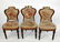 S/6 English rosewood chairs with petit point - 5