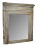 French painted trumeau mirror