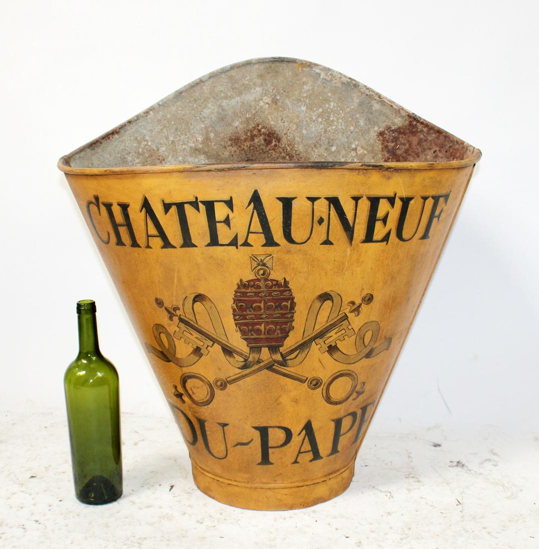 French metal grape hotte painted chateauneuf de pape (1 of 5)