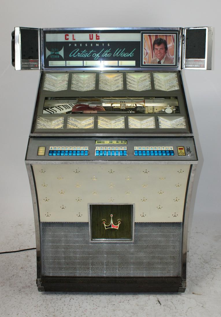 Seeburg Select-O-Matic DS160 jukebox: Seeburg Select-o-Matic DS160 jukebox Serial #362820 57 1/2"h x 45"w x 25 1/2"d