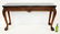 Carved mahogany faux painted console table - 3
