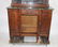 French Art Deco walnut server with marble - 4