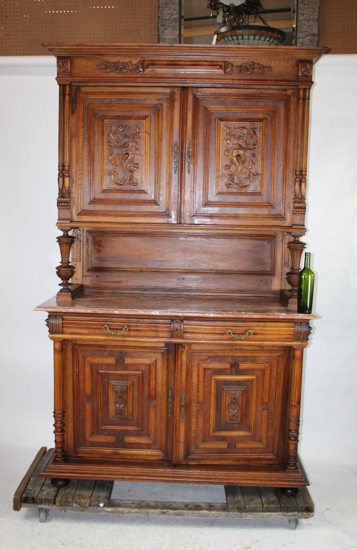 French Henri II walnut buffet (1 of 8)