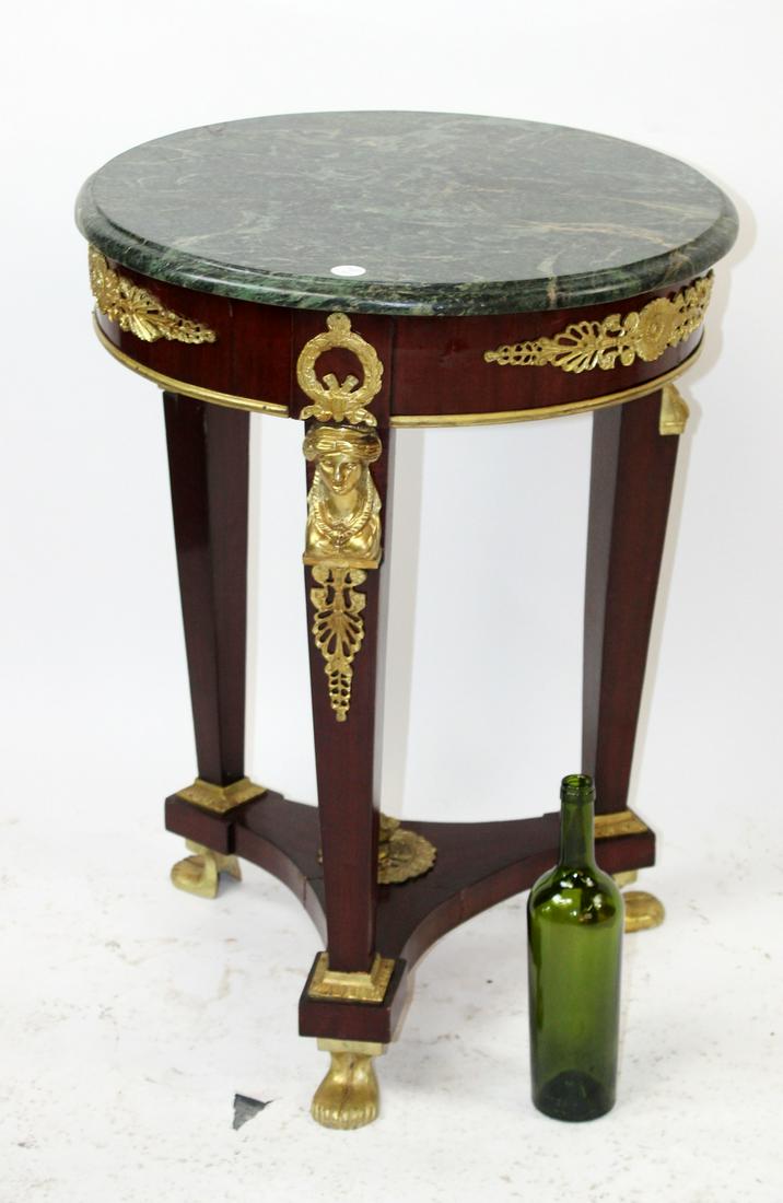 French Empire style marble top gueridon (1 of 8)