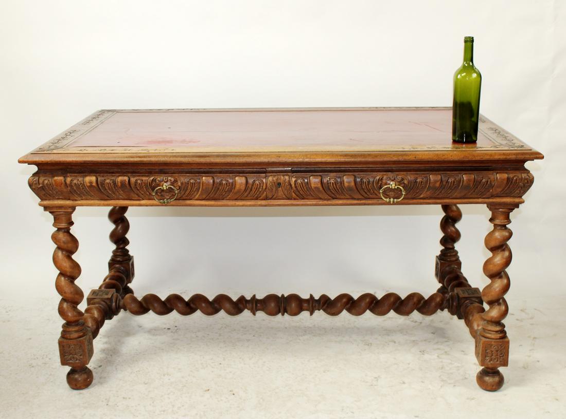French Louis XIII bureauplat desk (1 of 10)