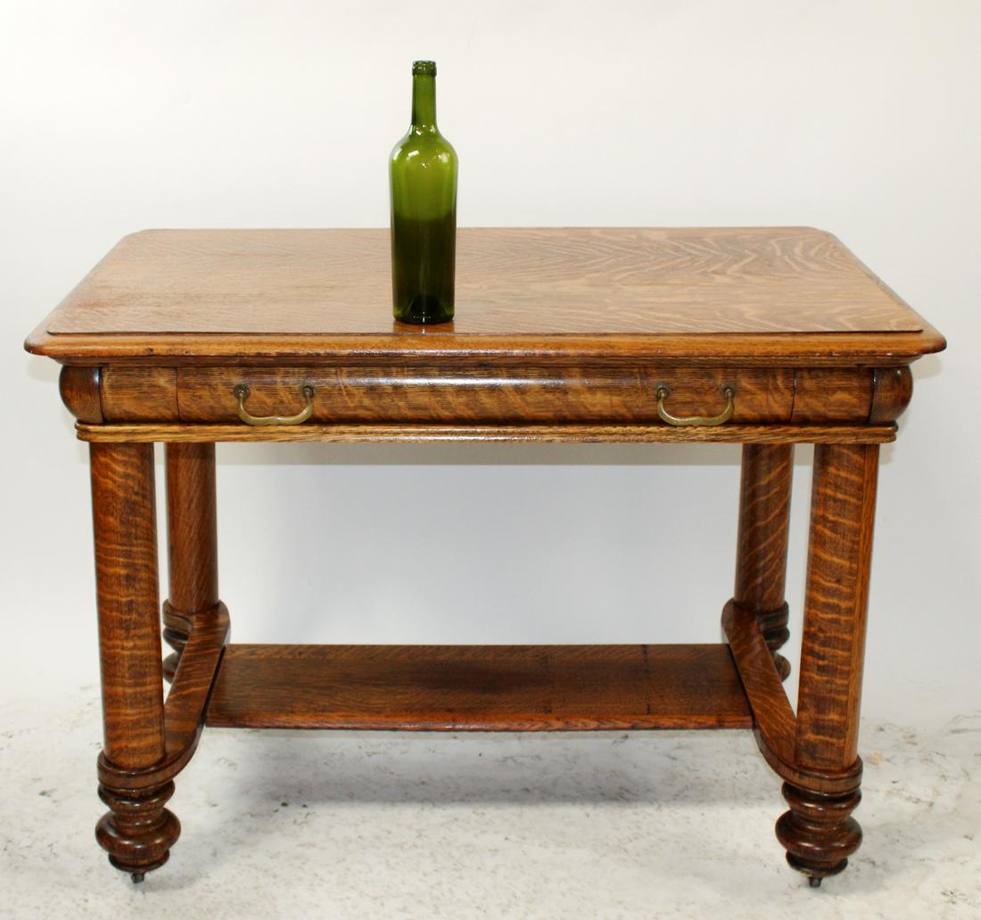 vintage library table for sale