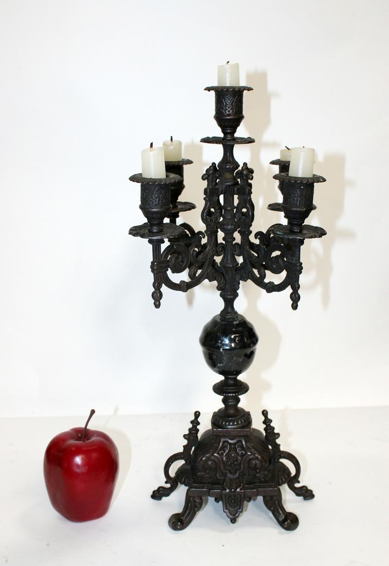 Neo Classical style bronze candelabra (1 of 6)
