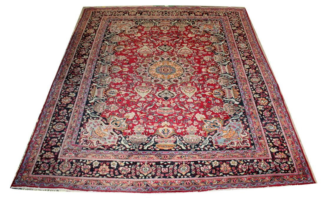 12'4" x 9'5" Persian wool rug (1 of 5)