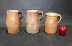 Lot 3 French Normandy cream pots