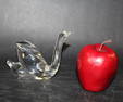 Baccarat crystal swan figurine