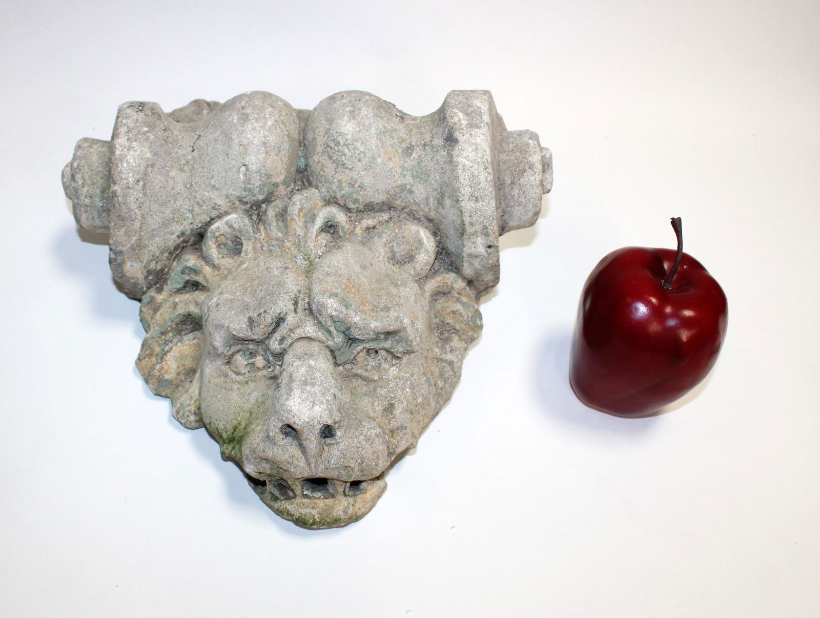 18th c stone fragment with lion head (1 of 9)