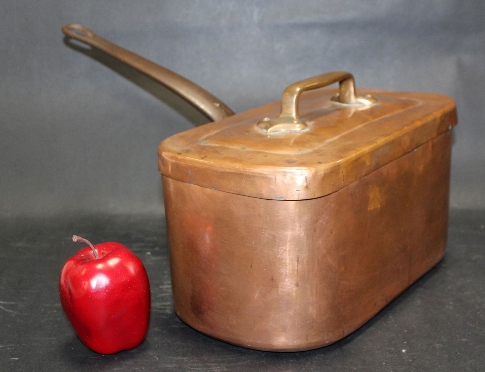 French copper daubiere pot with iron handle (1 of 8)