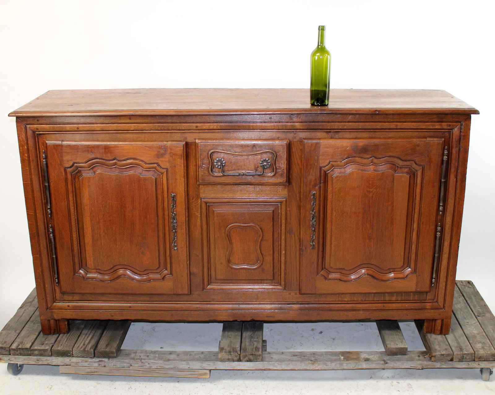 French Provincial sideboard in oak (1 of 9)