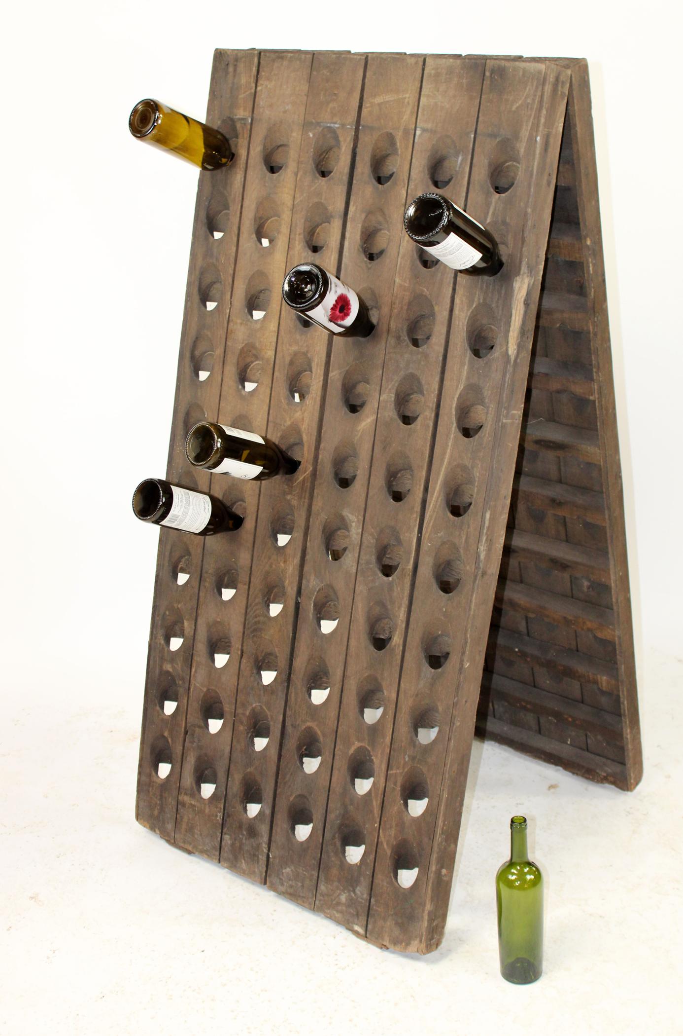 French A-frame champagne riddling rack (1 of 9)